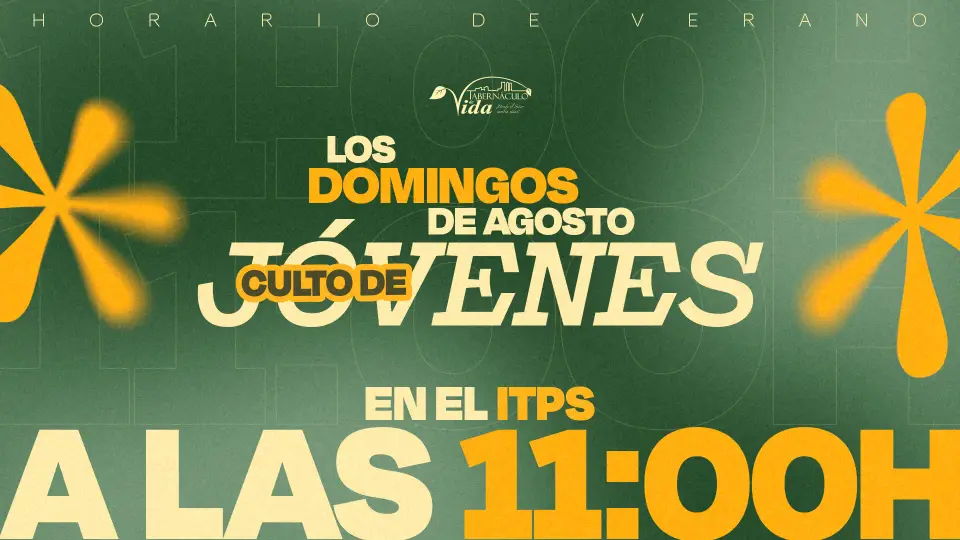 Cartel: Culto de Jóvenes