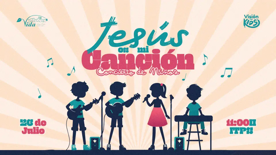Cartel: concierto de Niños